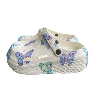 NEW Butterfly Clogs 2 inch Platform EVA material